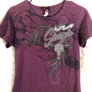 Plum/Purple Harley-Davidson Sturgis T-shirt Medium